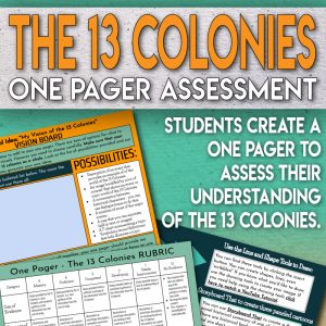 13 Colonies One Pager Project