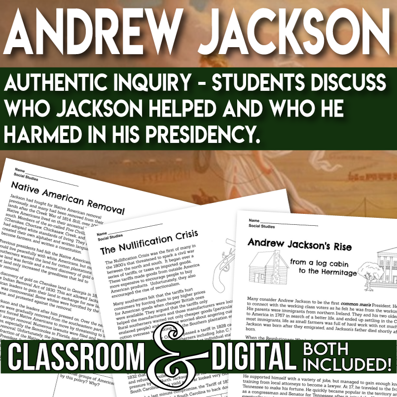 Andrew Jackson readings