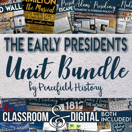 The Early Presidents Product Bundle