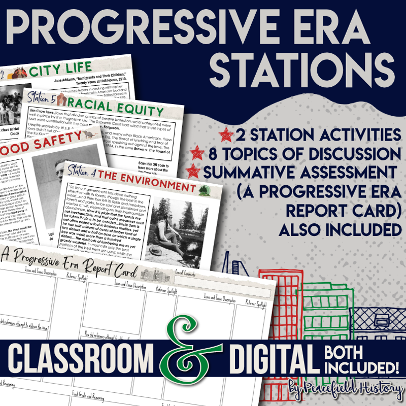 The Progressive Era Stations Activity