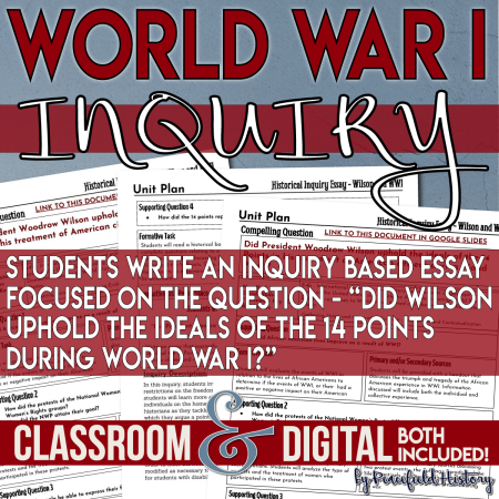 World War I Inquiry - Cover