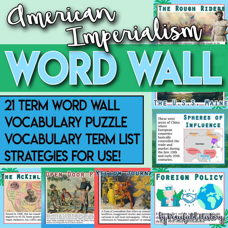 Imperialism Word Wall Cover