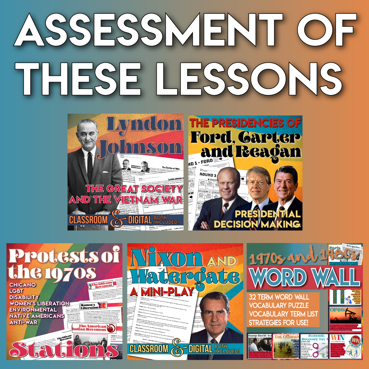 The 1970s and the 1980s - Review and Assessment Historical Thinking Skills - Image 3