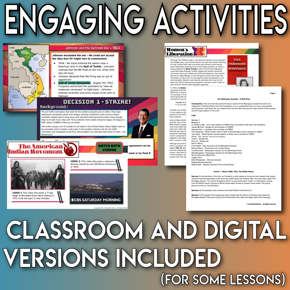 The 1970s and 1980s - Full Unit Bundle of Resources - Image 2