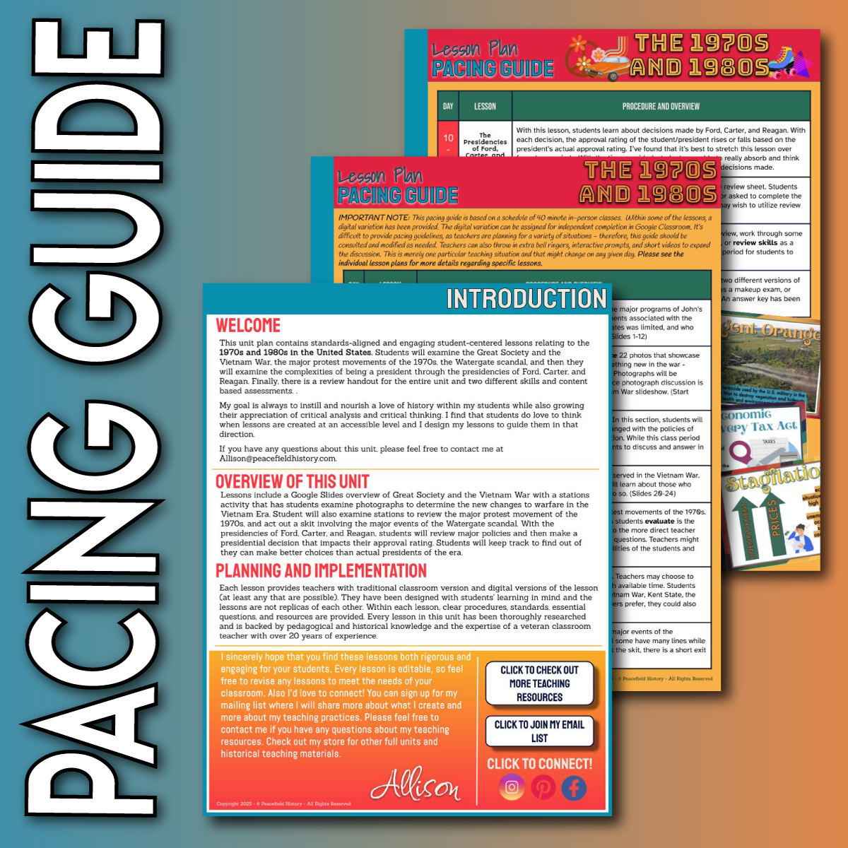 The 1970s and 1980s - Full Unit Bundle of Resources - Image 3
