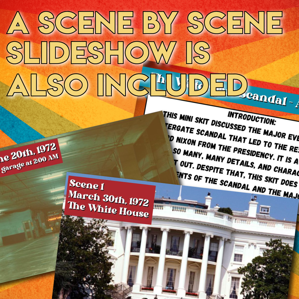 The Watergate Scandal and Richard Nixon a Mini-Play or Classroom Skit - Image 4